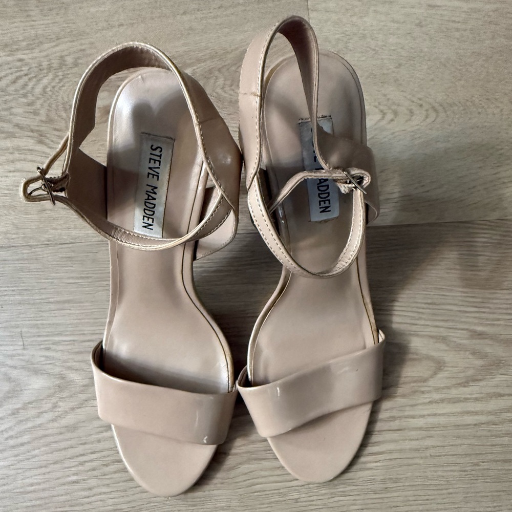 Steve Madden Nude Heeled Sandals